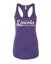 Load image into Gallery viewer, Vintage Lincoln College Est 1865 Ladies Tank Top - Purple Rush