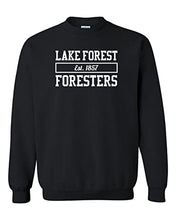 Load image into Gallery viewer, Lake Forest Foresters Crewneck Sweatshirt - Black