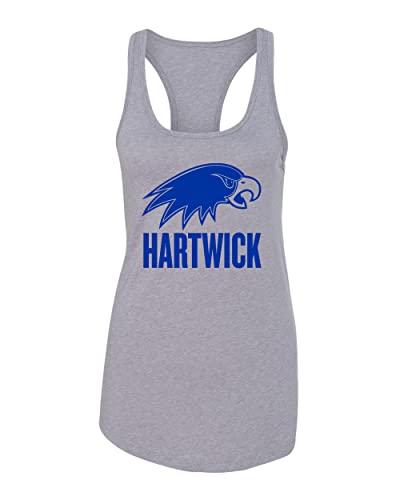 Hartwick College Mascot Ladies Tank Top - Heather Grey