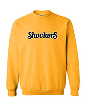 Load image into Gallery viewer, Wichita State Shockers Crewneck Sweatshirt - Gold