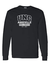 Load image into Gallery viewer, Vintage University of North Carolina Asheville Long Sleeve T-Shirt - Black