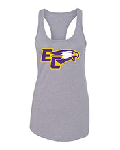 Load image into Gallery viewer, Elmira College EC Mascot Ladies Tank Top - Heather Grey