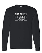 Load image into Gallery viewer, Monmouth College Alumni Long Sleeve Shirt - Black