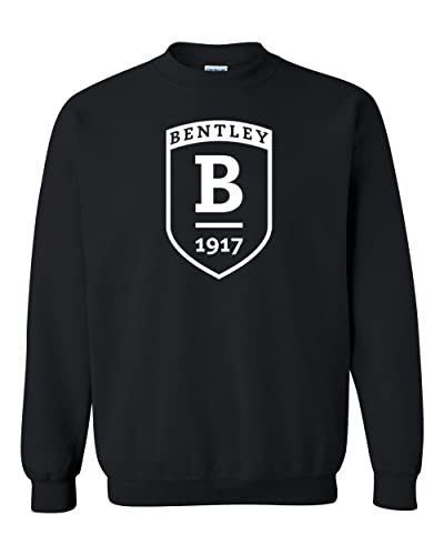Bentley University Shield Crewneck Sweatshirt - Black