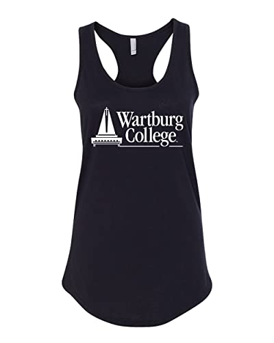Wartburg College 1 Color Ladies Tank Top - Black
