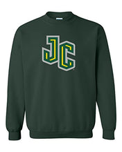Load image into Gallery viewer, New Jersey City Full Color JC Crewneck Sweatshirt - Forest Green