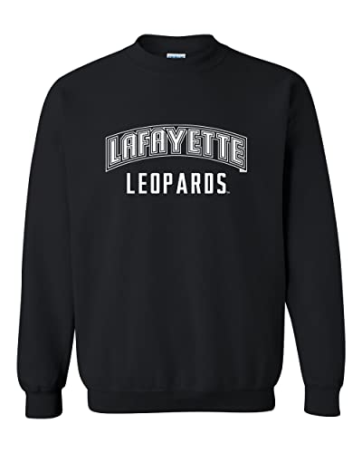 Lafayette Leopards Paw Crewneck Sweatshirt - Black