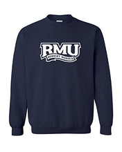 Load image into Gallery viewer, Robert Morris RMU 1 Color Crewneck Sweatshirt - Navy