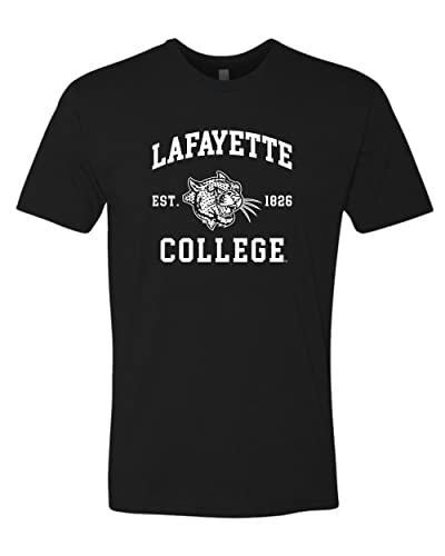 Lafayette College Est 1826 Soft Exclusive T-Shirt - Black