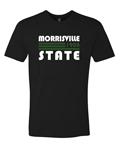 Retro Morrisville State College Exclusive Soft Shirt - Black
