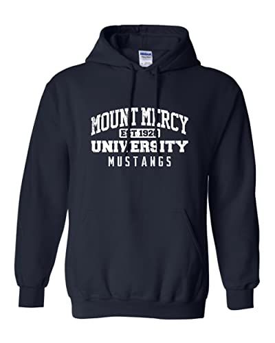 Mount Mercy Student Hooded Sweatshirt - Navy