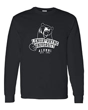 Load image into Gallery viewer, Lenoir-Rhyne University Alumni Long Sleeve T-Shirt - Black