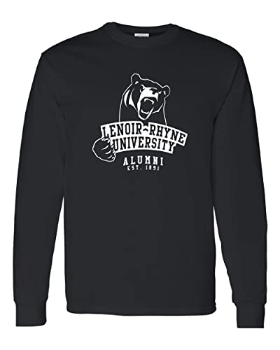 Lenoir-Rhyne University Alumni Long Sleeve T-Shirt - Black