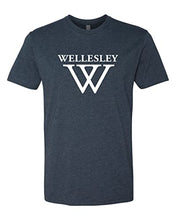 Load image into Gallery viewer, Wellesley College W Exclusive Soft Shirt - Midnight Navy