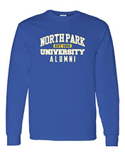 Load image into Gallery viewer, North Park University Alumni Long Sleeve T-Shirt - Royal