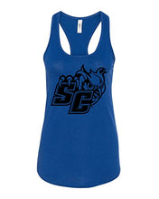 Load image into Gallery viewer, Southern Connecticut SC Owls Ladies Tank Top - Royal