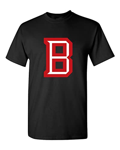 Bradley University B T-Shirt - Black