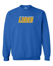 Load image into Gallery viewer, Georgian Court University Full Logo Crewneck Sweatshirt - Royal