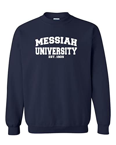 Messiah University est 1909 Crewneck Sweatshirt - Navy