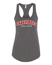 Load image into Gallery viewer, Lake Forest College Ladies Tank Top - Dark Grey