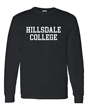 Load image into Gallery viewer, Hillsdale College 1 Color Long Sleeve T-Shirt - Black