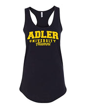 Load image into Gallery viewer, Vintage Adler University Alumni Ladies Tank Top - Black