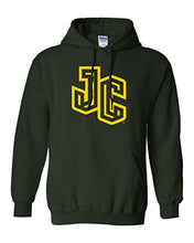 Load image into Gallery viewer, New Jersey City JC Hooded Sweatshirt - Forest Green