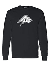 Load image into Gallery viewer, University of North Carolina Asheville AV Mascot Long Sleeve T-Shirt - Black