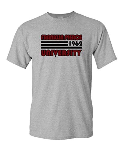 Retro Franklin Pierce University T-Shirt - Sport Grey