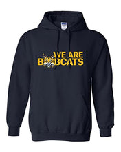 Load image into Gallery viewer, Quinnipiac University We Are Bobcats Hooded Sweatshirt - Navy