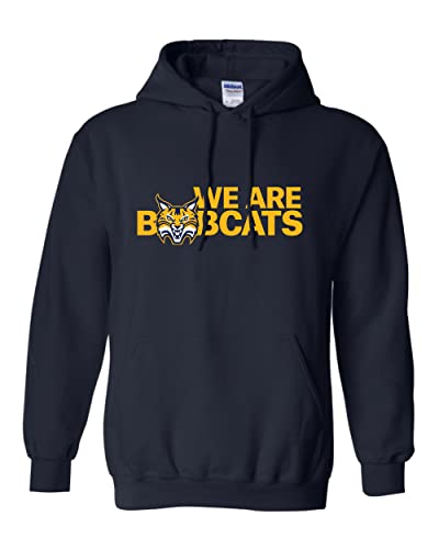 Quinnipiac University We Are Bobcats Hooded Sweatshirt - Navy