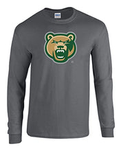 Load image into Gallery viewer, Georgia Gwinnett College Bear Head Long Sleeve T-Shirt - Charcoal