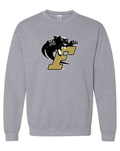Load image into Gallery viewer, Ferrum College Mascot Crewneck Sweatshirt - Sport Grey