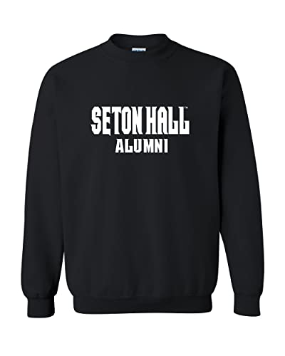 Seton Hall University Alumni Crewneck Sweatshirt - Black