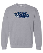 Load image into Gallery viewer, Mercy College Text Crewneck Sweatshirt - Sport Grey