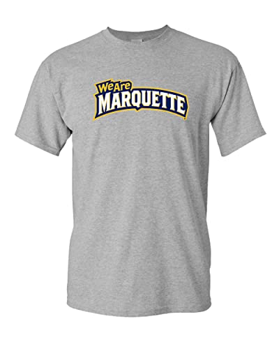 Marquette University We are Marquette T-Shirt - Sport Grey