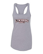 Load image into Gallery viewer, University of Lynchburg Text Ladies Tank Top - Heather Grey