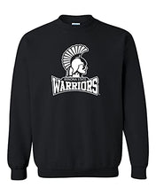 Load image into Gallery viewer, Winona State Warriors Primary Crewneck Sweatshirt - Black
