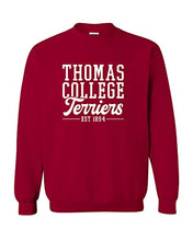 Load image into Gallery viewer, Thomas College Est 1894 Crewneck Sweatshirt - Cardinal Red