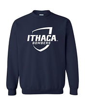 Load image into Gallery viewer, Ithaca College Bombers Crewneck Sweatshirt - Navy