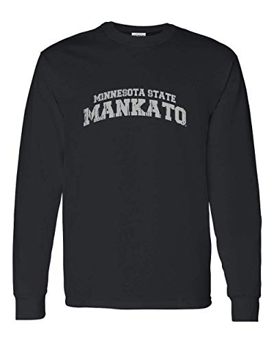 Minnesota State Mankato Vintage Long Sleeve T-Shirt - Black