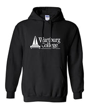 Load image into Gallery viewer, Wartburg College 1 Color Hooded Sweatshirt - Black