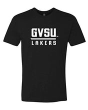 Load image into Gallery viewer, GVSU Lakers Stacked One Color Exclusive Soft Shirt - Black