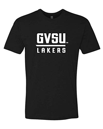 GVSU Lakers Stacked One Color Exclusive Soft Shirt - Black