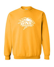 Load image into Gallery viewer, University of New England 1 Color Crewneck Sweatshirt - Gold