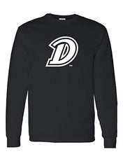 Load image into Gallery viewer, Drake University D Long Sleeve Shirt - Black
