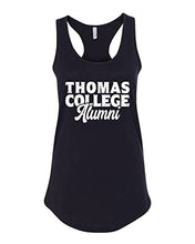 Load image into Gallery viewer, Thomas College Alumni Ladies Tank Top - Black