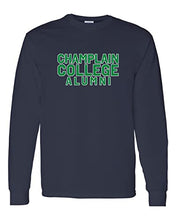 Load image into Gallery viewer, Champlain College Alumni Long Sleeve Shirt - Navy