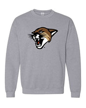 Load image into Gallery viewer, University of Vermont Catamount Head Crewneck Sweatshirt - Sport Grey
