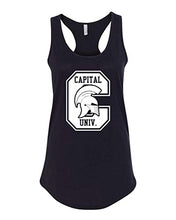 Load image into Gallery viewer, Capital University C Crusaders Ladies Tank Top - Black